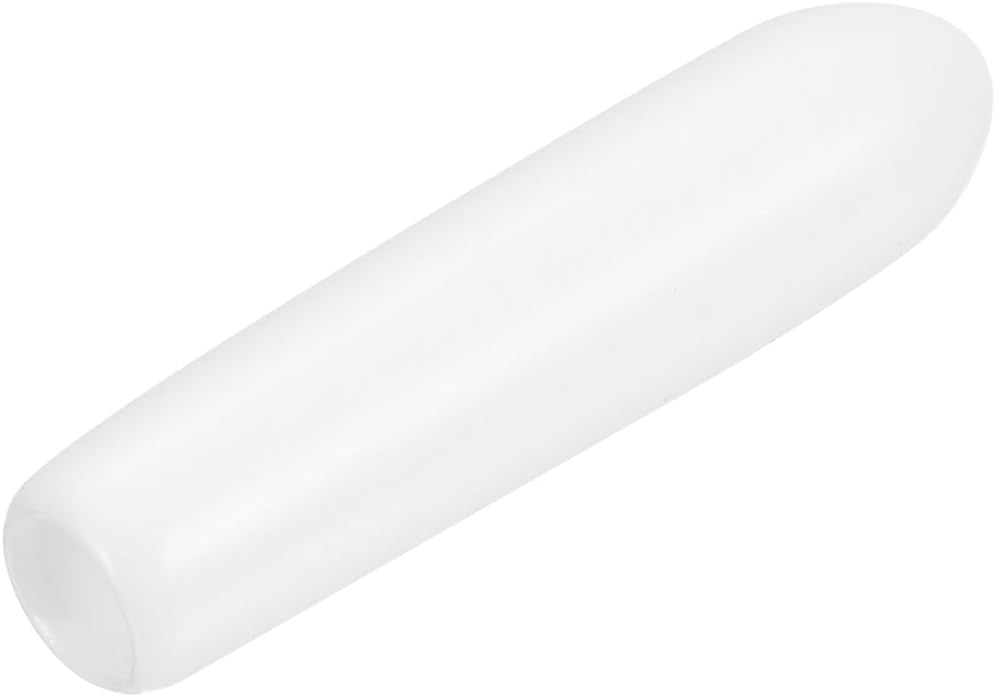 uxcell 20pcs Rubber End Caps 2.5mm ID Vinyl Round End Cap Cover Screw Thread Protectors White