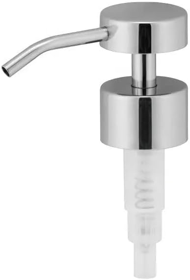 Stainless Steel Soap Dispenser Pump Head Replacement 2 Pack, 28/400 Threads Standard Size, for