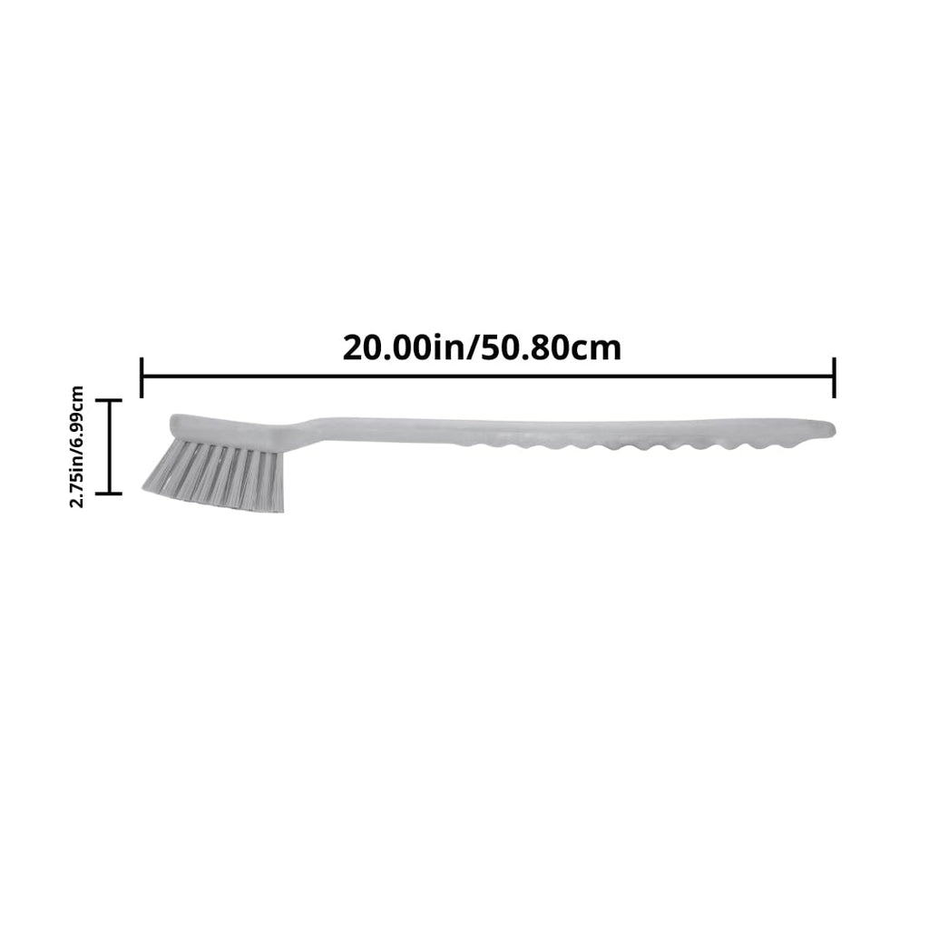 SPARTA 40501EC26 Plastic Large Scrub Brush, Kitchen Brush, Utility Brush With Long Handle For