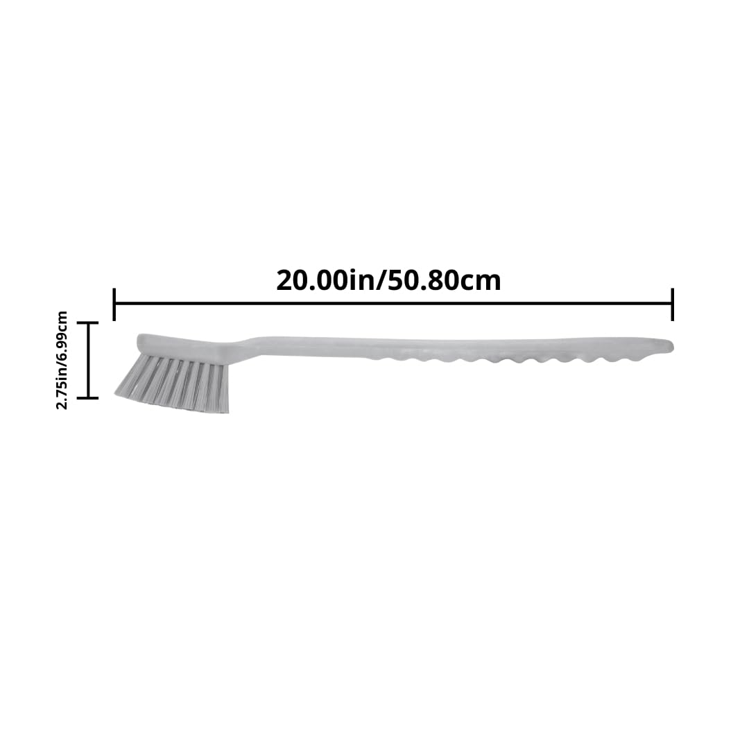 SPARTA 40501EC26 Plastic Large Scrub Brush, Kitchen Brush, Utility Brush With Long Handle For