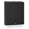 Paper Towel Dispenser Wall Mount, Matte Black Stainless Steel Commercial Paper Towel Holder with