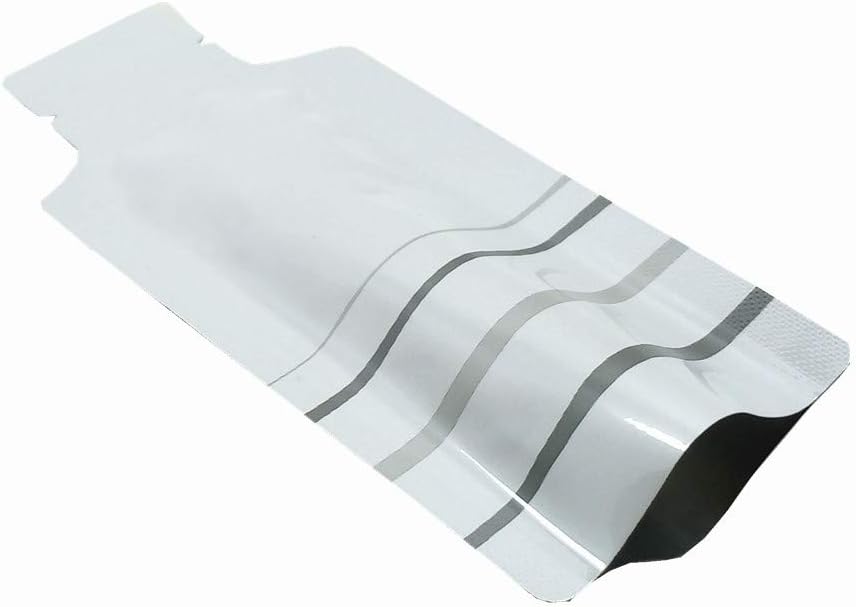 100 Pack 2.95x5.1 inch Heat Seal Sample Mylar Packets for Portable Travel Toiletries Empty