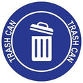 "Trash Can" Durable Laminated Vinyl Floor Sign- Sign by Graphical Warehouse- 5S Safety and Security