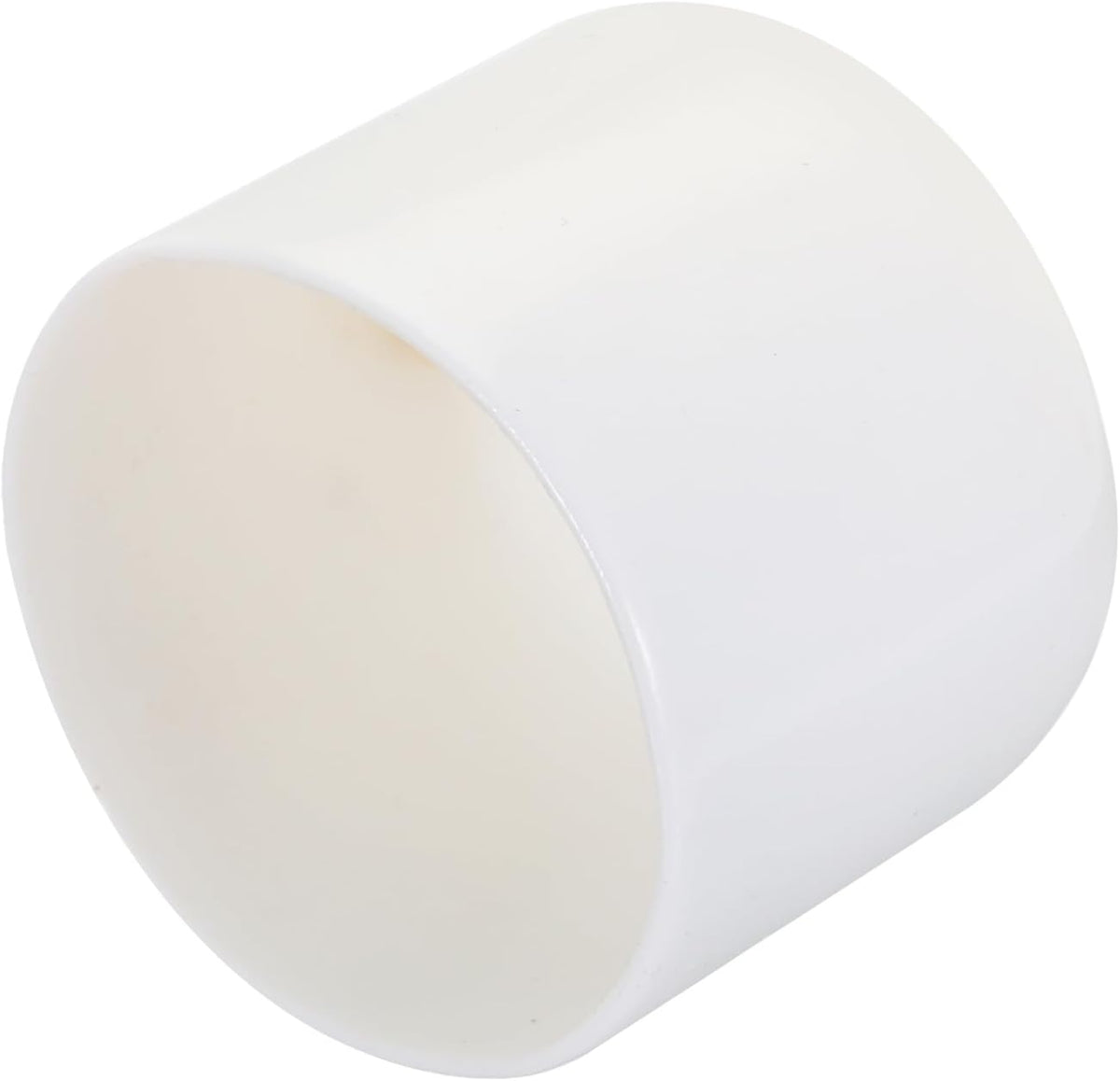 uxcell 20pcs Rubber End Caps 35mm ID Vinyl Round Tube Bolt Cap Cover Screw Thread Protectors White