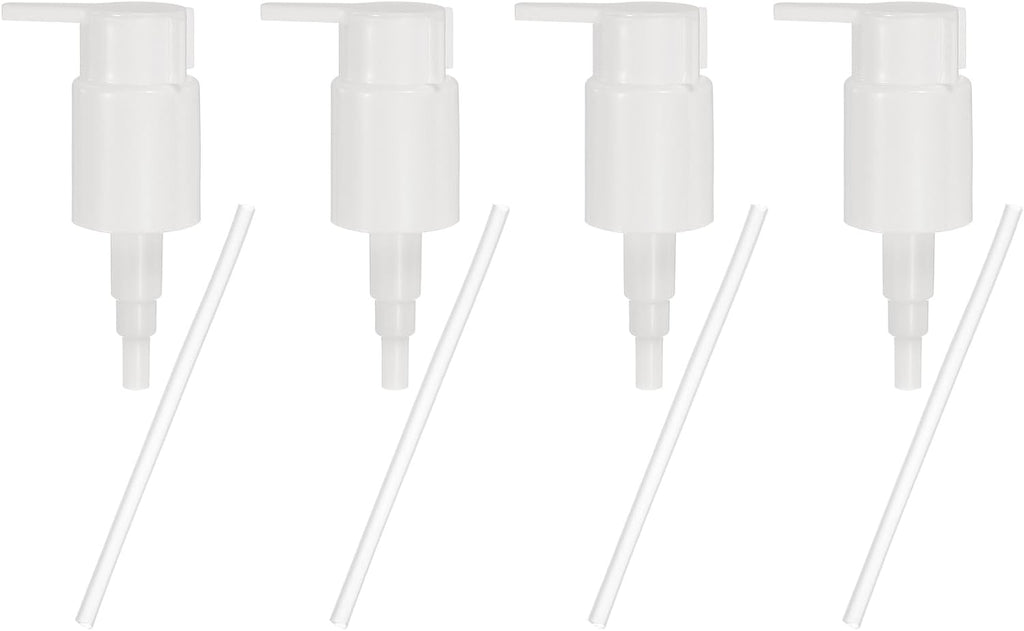 uxcell 4 Pcs Soap Dispenser Pump Heads, Hand Soap Dispensers Top Pumps Replacement Clip-on Pumphead