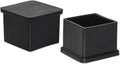 Flyshop Flexible Anti-Scratch PVC Patio Chair Table Leg Caps Tips Floor Protectors Square Furniture
