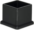 Flyshop 20 Pieces 22 x 22mm PVC Chair Leg Caps Square, Protective Caps for Chair Legs, Floor