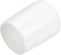 uxcell 20pcs Rubber End Caps 20mm ID Vinyl Round End Cap Cover Screw Thread Protectors White