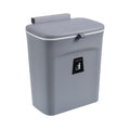 TOPROAD Kitchen Hanging Trash Can, 2.4 Gallon Wall Mounted Counter Waste Compost Bin, Small Garbage