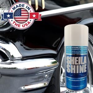 Sheila Shine 2 x 10 Oz. Stainless Steel Cleaner and Polish Aerosol Spray, Protect Household Kitchen