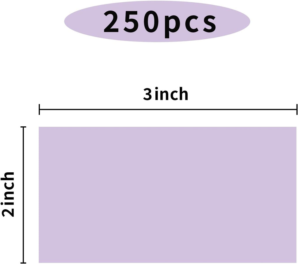 STARLIBOO Colored Labels Stickers 3 x 2 Inch, Rectangle Moving Labels Stickers, 250Pcs Garage Sale