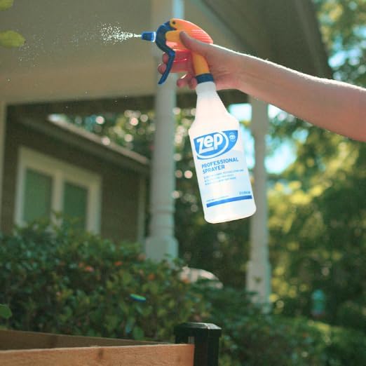 Zep Professional Sprayer Bottle - 32 oz (Case of 9) - HDPRO9 - Versatile Adjustable Nozzle Spray