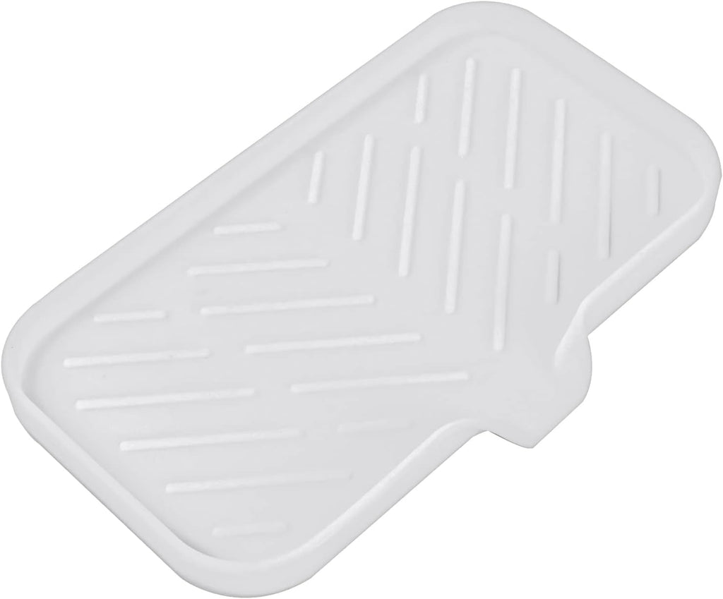 Silicone Bathroom Soap Dishes with Drain Spout-Bathroom and Kitchen Sink Organizer,Sponge