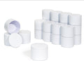 Aroparc White Candle Tins - 8oz, 24 Piece, Straight Sided Bulk Candle Containers for Candle Making
