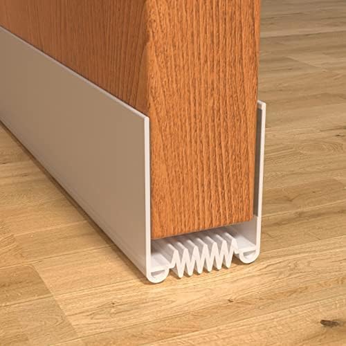 Weather Stripping Door Seal, 39' Length Cuttable, Strong Adhesive Door Sweep for Exterior and