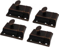 QCAA Oval Turn Cabinet Latch, for Cupboard & Other Furniture, Large, Antique Copper, Made in