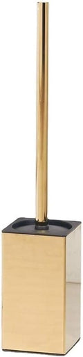 Toilet Brush Holder Stainless Steel 304 Standing Gold Square Toilet Brush Holder for Bathroom
