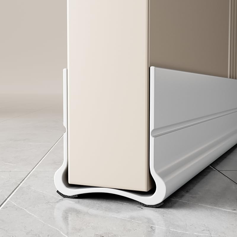 New Upgrade 36.6 inch Under Door Draft Stopper Free Cutting Length， for Bottom of Door，Under Door