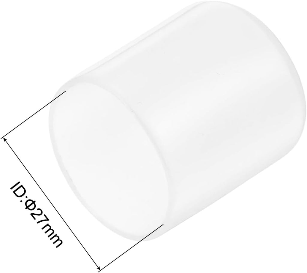 uxcell 20pcs Rubber End Caps Protective Caps 27mm(1 Inch) ID Vinyl PVC Round Tube Bolt Cap Cover