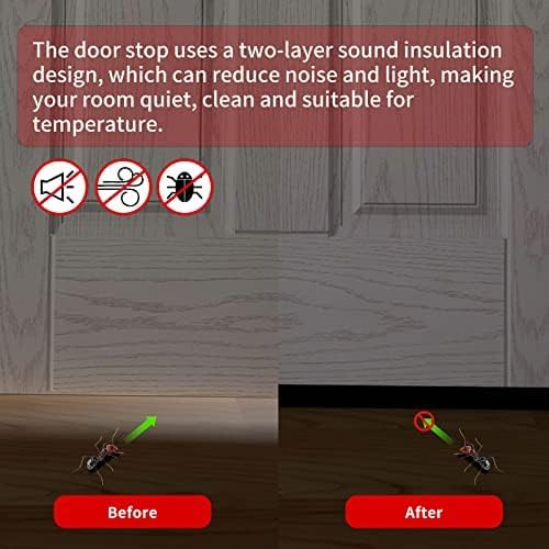 Weather Stripping Door Seal, 39' Length Cuttable, Strong Adhesive Door Sweep for Exterior and