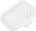 Silicone Bathroom Soap Dishes with Drain Spout-Bathroom and Kitchen Sink Organizer,Sponge