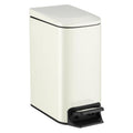 TIPGO Slim Bathroom Trash Can with Lid Soft Close, 6 Liter / 1.6 Gallon Stainless Steel Garbage