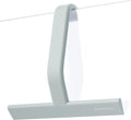 dancemoon JustHang Shower Squeegee for Glass Doors, All-one-Piece Silicone with Built-in Hook