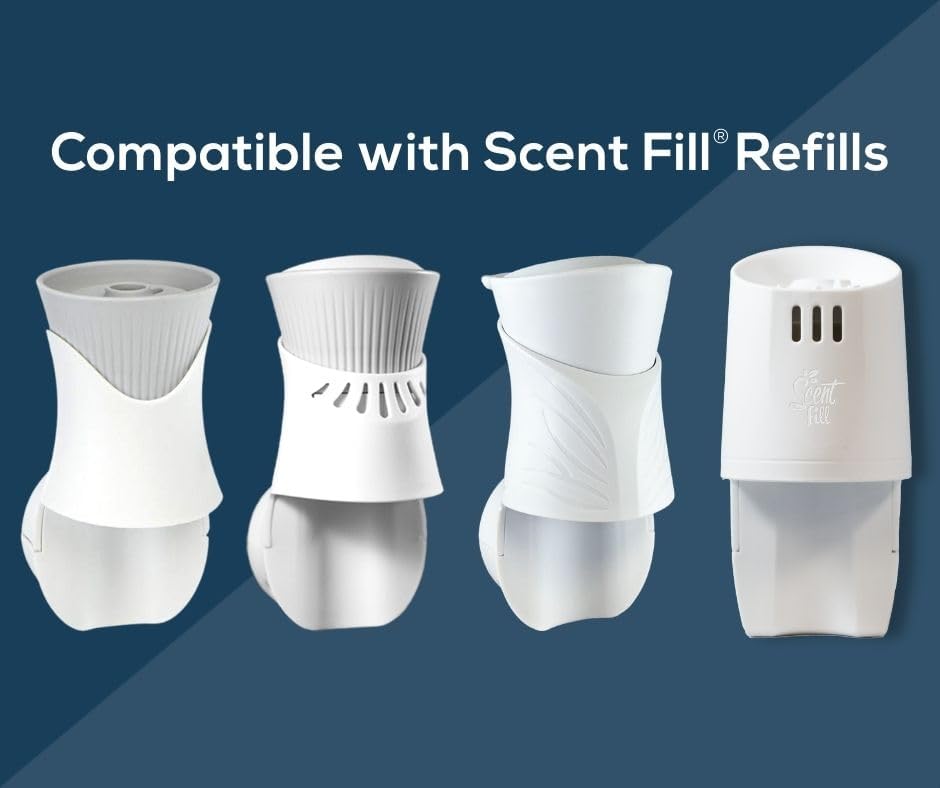 Scent Fill Coffee House Plug in Air Freshener, Scented Oil Refills, 2 Refills + Diffuser
