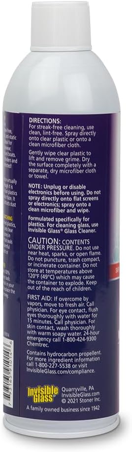 Invisible Glass 91014-3PK 19-Ounce Screen and Plastic Cleaner Protectant and Polish Anti-Fog and