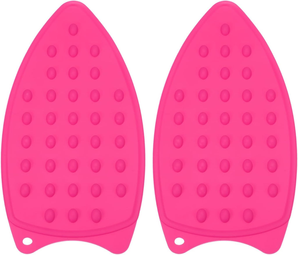 PATIKIL Silicone Iron Rest Pad, 2 Pcs Multipurpose Hot Heat Resistant Iron Rest Plate Protective