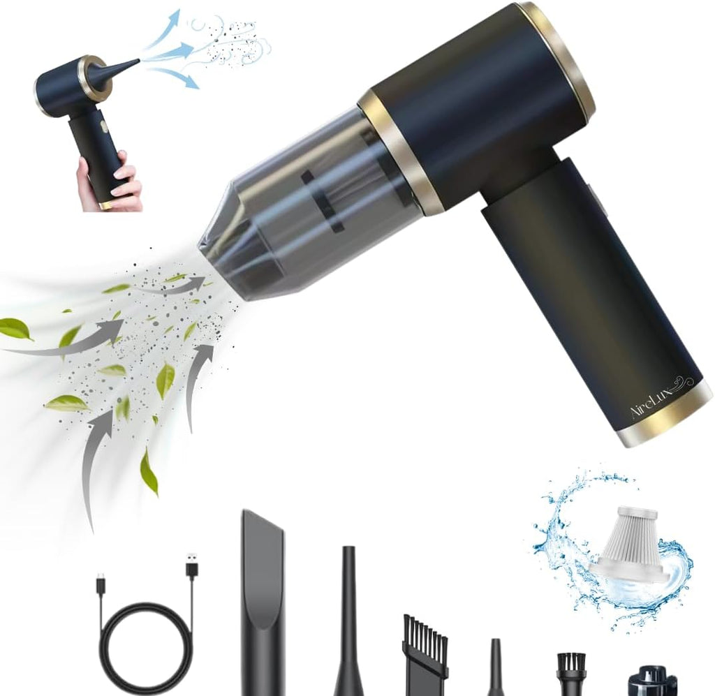 Car Vacuum Handheld 20000 PA 4in1 Cordless Rechargeable Multi-Functional Compact Powerful Suction