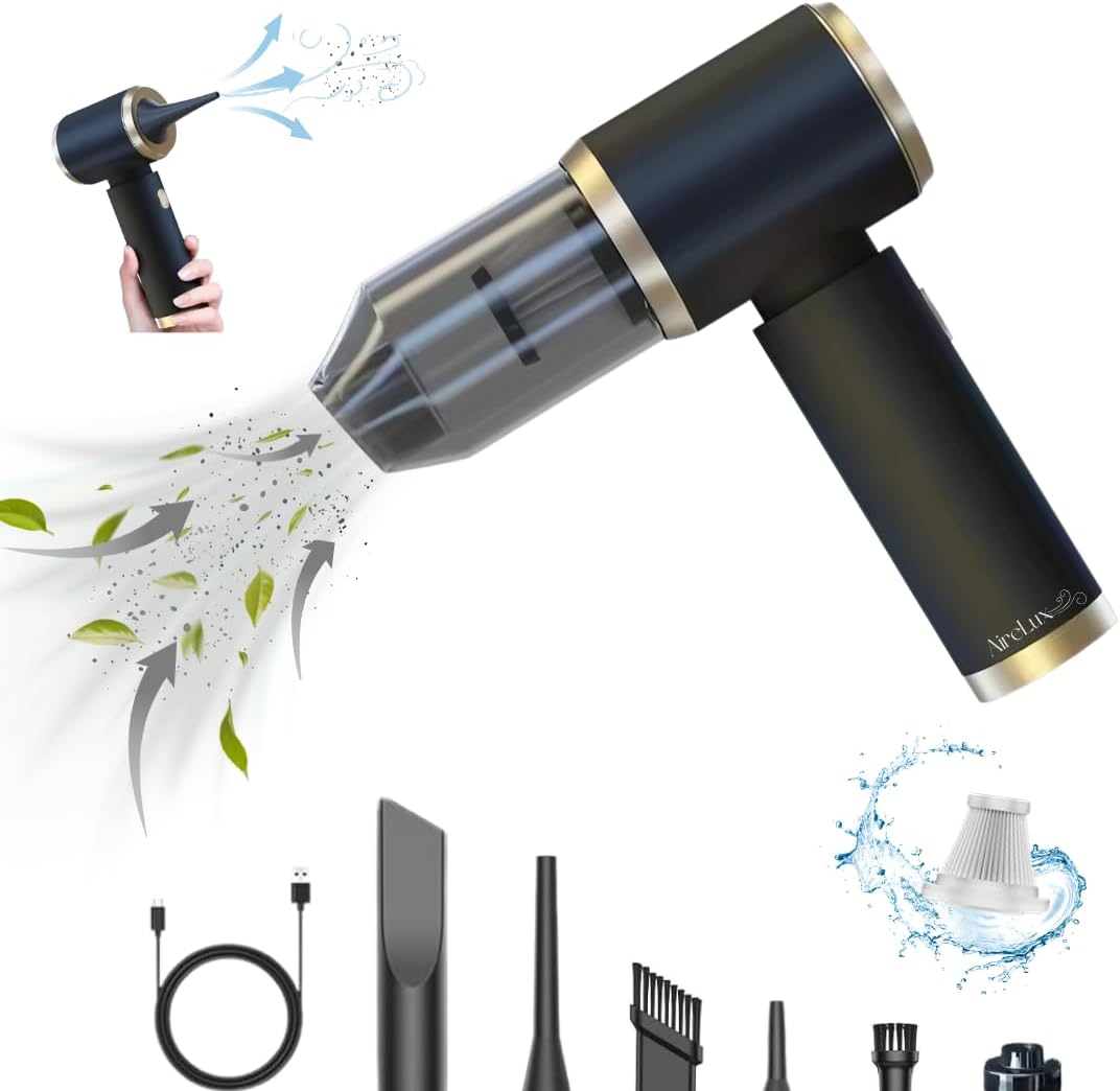 Car Vacuum Handheld 20000 PA 4in1 Cordless Rechargeable Multi-Functional Compact Powerful Suction