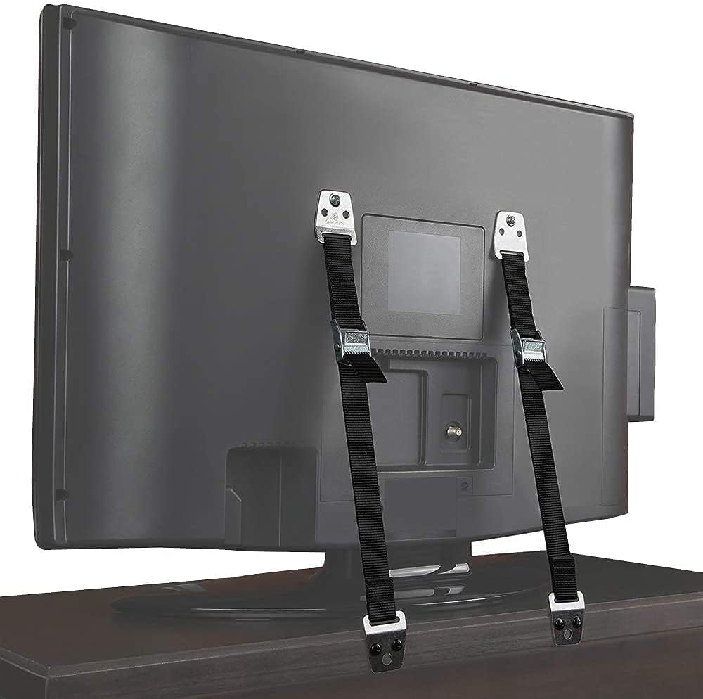 TV and Furniture Anti Tip Straps,Metal Heavy Duty TV Straps Child Safety,Adjustable Safety