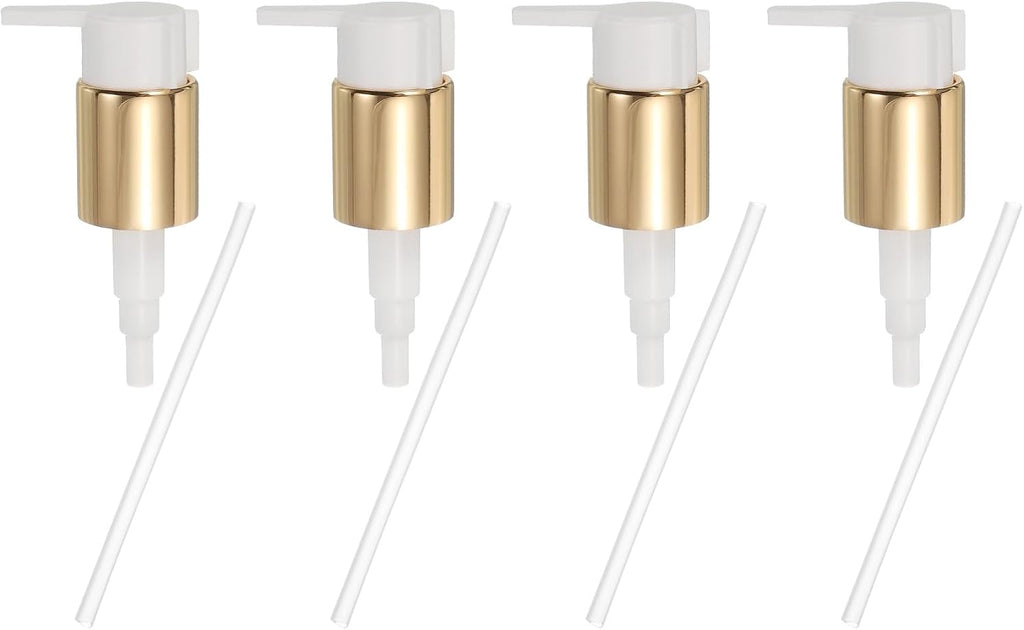 uxcell 4 Pcs Soap Dispenser Pump Heads, Hand Soap Dispensers Top Pumps Replacement Clip-on Pumphead