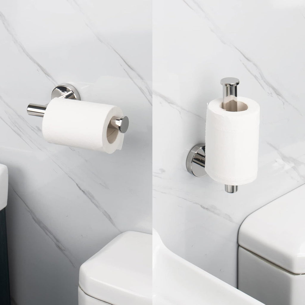 NearMoon Bathroom Toilet Paper Holder, Premium SUS304 Stainless Steel Rustproof Wall Mounted Toilet