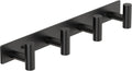 PMMASTO Coat Rack Wall Mounted, 4 "T Shaped Wall Hooks for Hanging, Heavy Duty Stainless Steel Coat