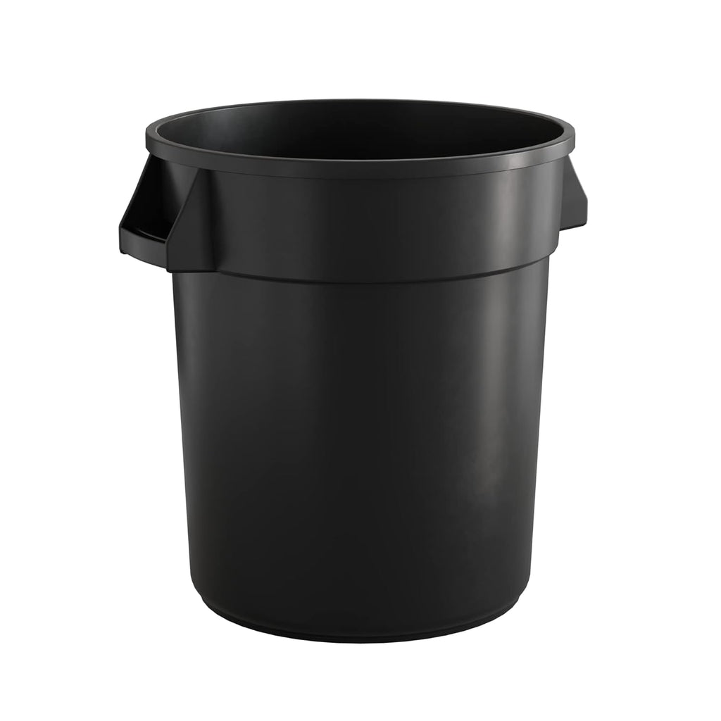 20 Gallon Black Round Commercial Trash Can