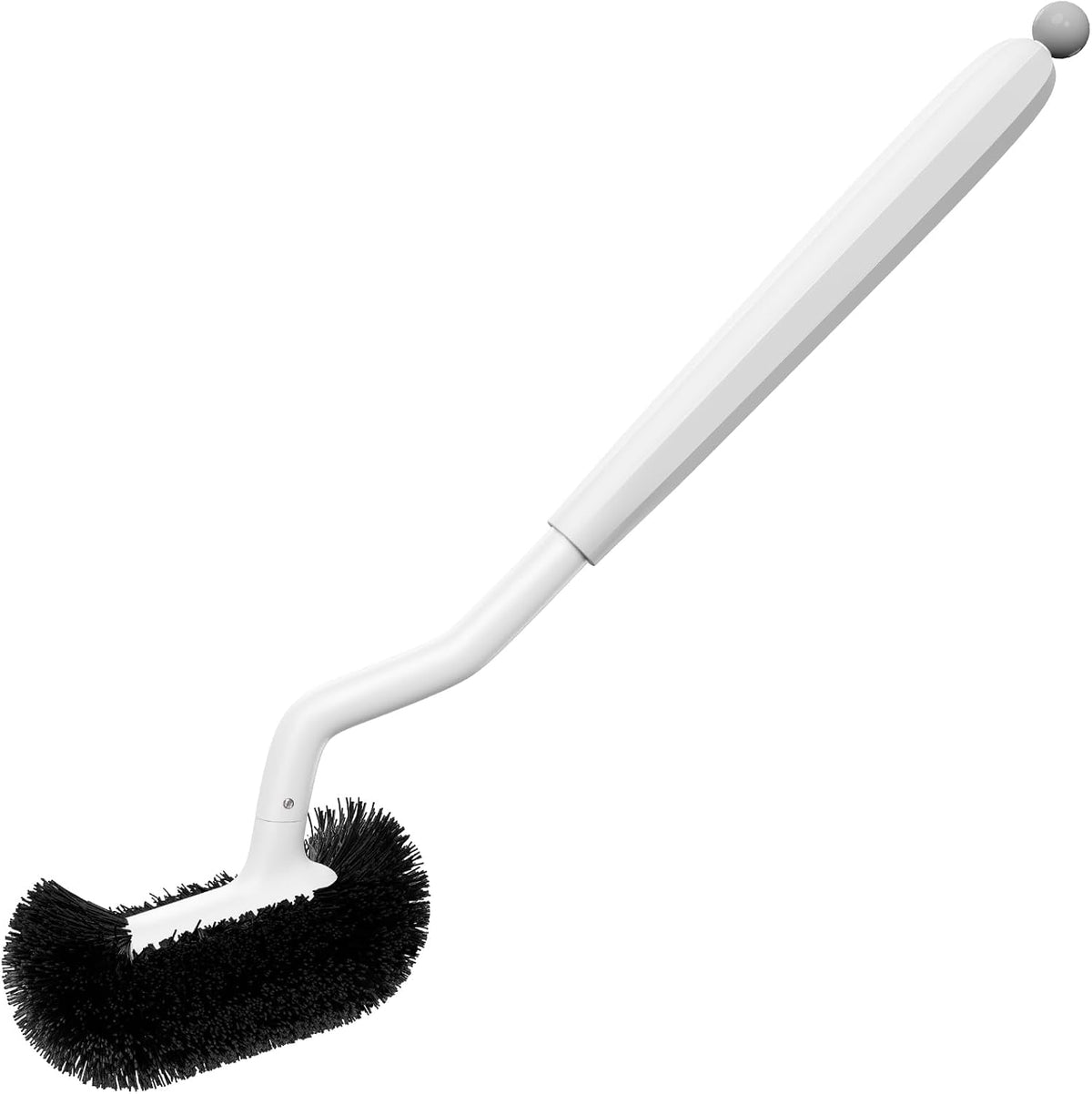 HAMITOR Toilet Bowl Brush Without Holder: Bathroom Deep Cleaning Toilet Cleaner Scrubber Under Rim