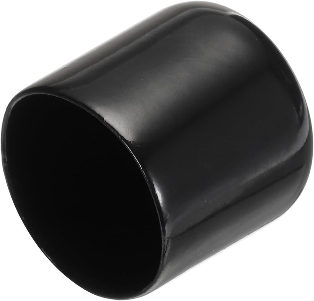 uxcell 20pcs Rubber End Caps 32mm ID Vinyl PVC Round Tube Bolt Cap Cover Screw Thread Protectors