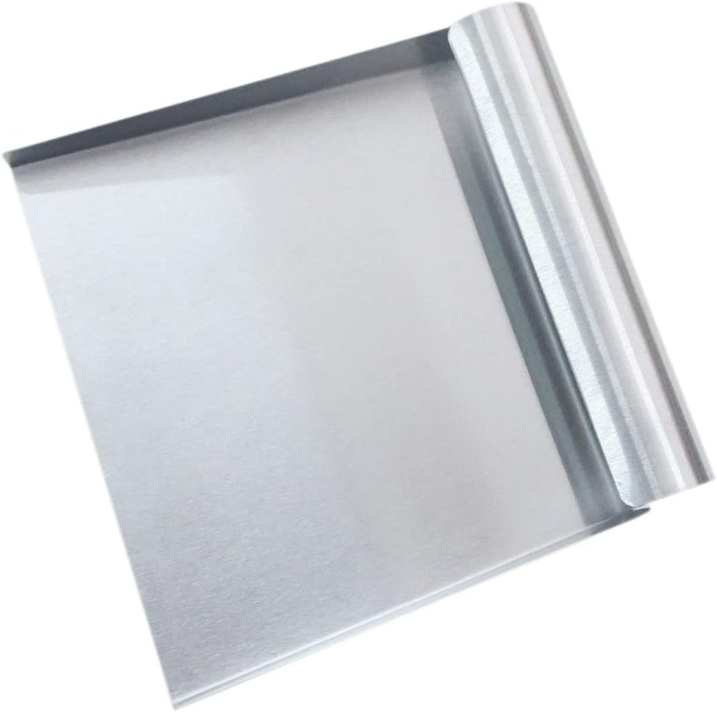 Stainless Steel Food Scooper, Food Mover, Food shovel Spatula, Cutting-board Scraper, Bench Scrape