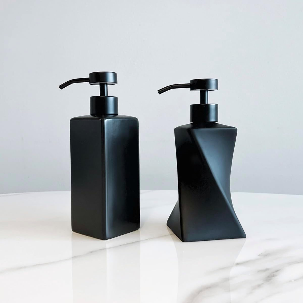 Stainless Steel Soap Dispenser Pump Head Replacement 2 Pack, 28/400 Threads Standard Size, for