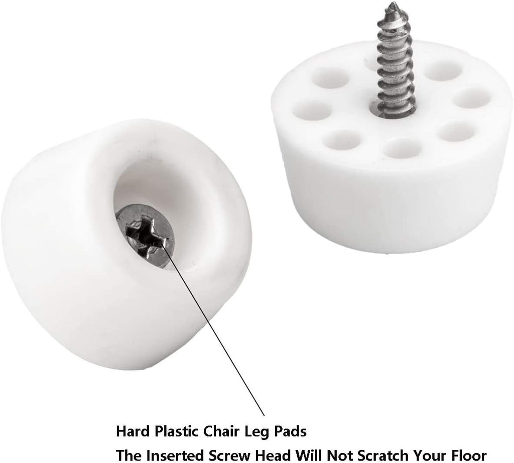 20pcs Round Furniture Pads,ULIFESTAR Furniture Feet Glides Sliders Carpet Saver Hardwood Floor