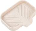 Silicone Bathroom Soap Dishes with Drain Spout-Bathroom and Kitchen Sink Organizer,Sponge