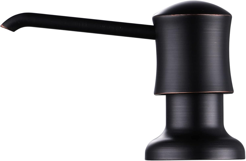 Soap Dispenser for Kitchen Sink (Oil Rubbed Bronze), Built-in and Refill-from-Top Design with