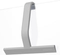 dancemoon JustHang Shower Squeegee for Glass Doors, All-One-Piece Silicone with Built-in Hook