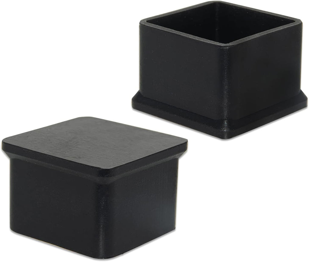 Flyshop Durable Non-Marking Silicone Chair Leg Caps Tips Floor Protectors Square Furniture Table