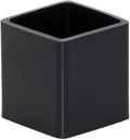 12 Pcs Black Square Anti-Slip Rubber Leg Tips Chair Leg Caps Furniture Floor Protectors Chair Table