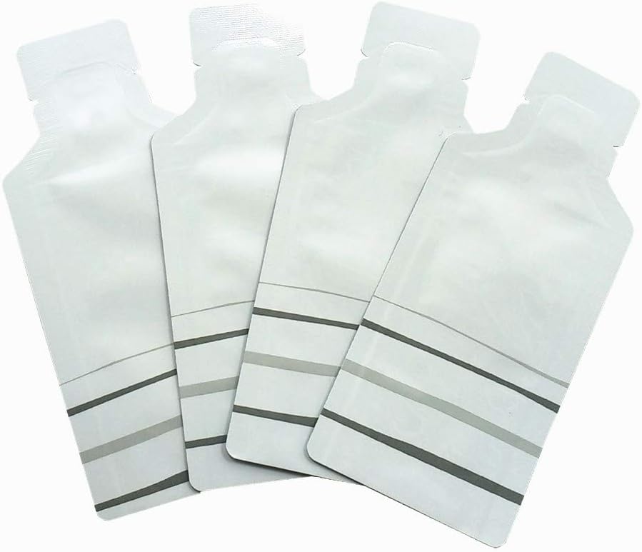 100 Pack 1.97x4.3 inch Heat Seal Sample Mylar Packets for Portable Travel Toiletries Empty