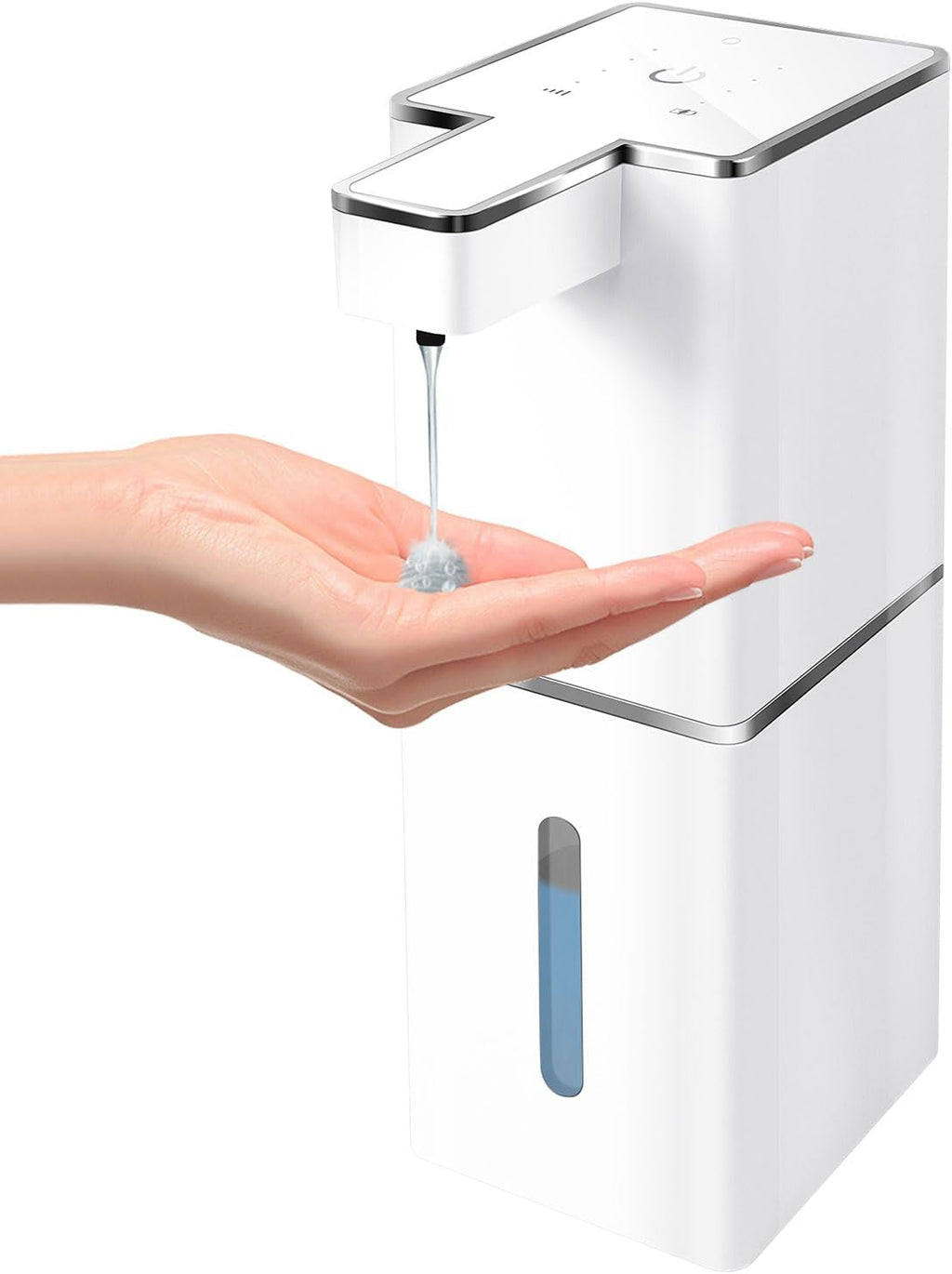 Automatic Liquid Soap Dispenser Touchless Soap Dispenser 380ml/12.8oz Rechargeable, Wall Mounted,4