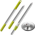 Extended Spin Mop Replacement Mop Handle, Upgraded 60-inch 360 Degrees Rotating Telescopic